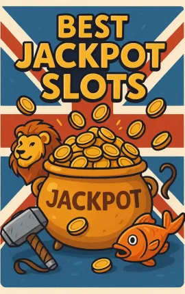 Le migliori slot con jackpot del Regno Unito: Una guida britannica a caccia di milioni