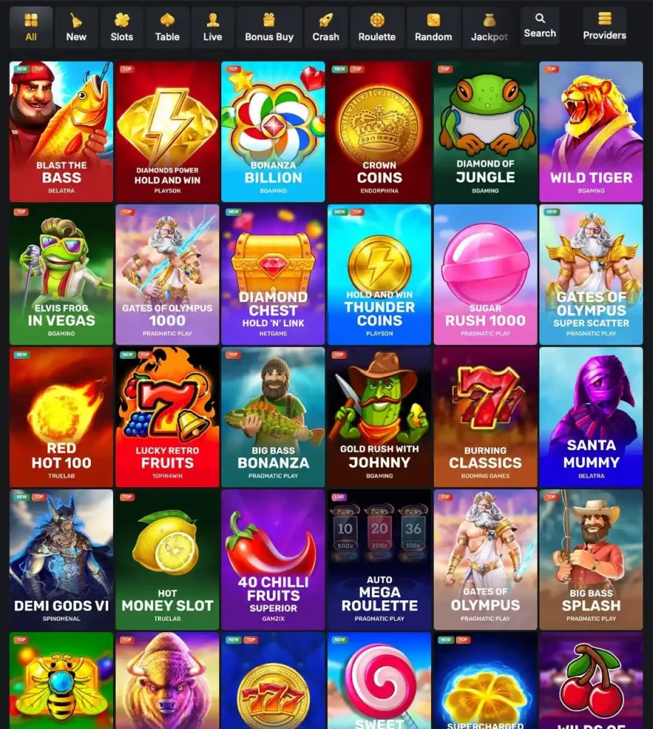 Play slots at Kaasino with big jackpots