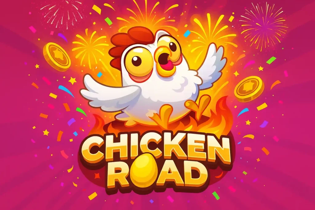 I polli di Chicken Road corrono sulla pista del casinò con il 777 luminoso