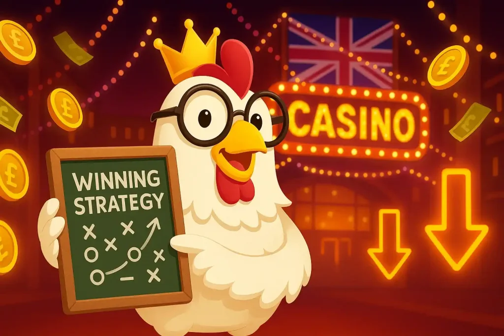 Casino themed Chicken Road slot with chicken character
