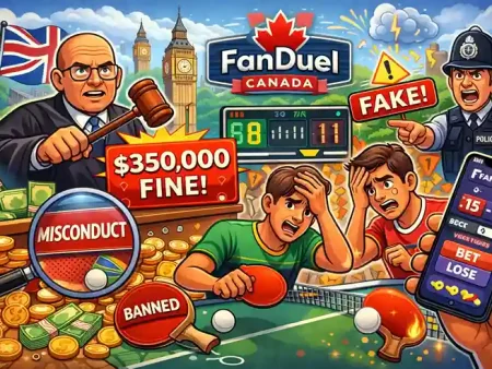 FanDuel Hit With $350,000 Fine Over Table Tennis Betting Failures