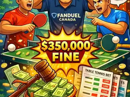 FanDuel Canada Hit With $350,000 Fine Over Table Tennis Betting Failures