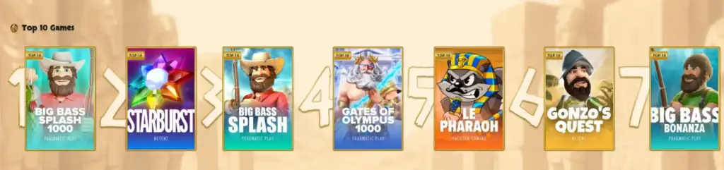 betcleo casino top games