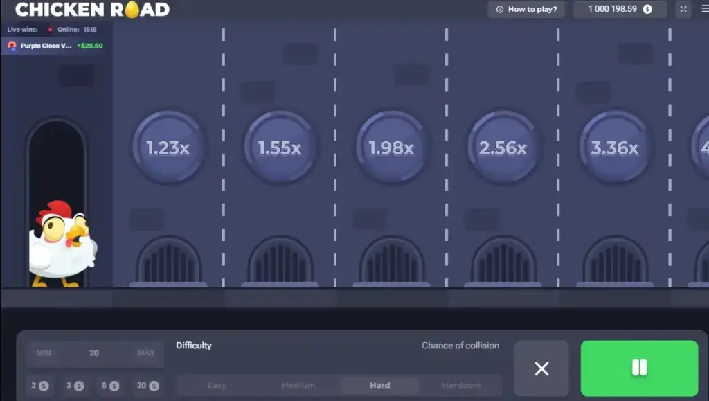 How to Win at Chicken Road showing a controlled strategy with low multipliers