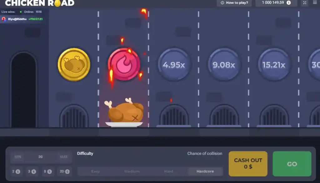 How to Win at Chicken Road with the chicken eliminated and an example of the risk of chasing high multipliers